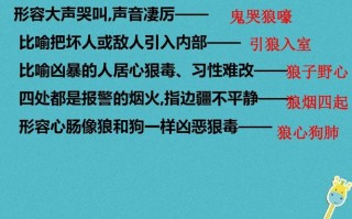 成语狼狈为奸的故事,狼狈为犴成语故事