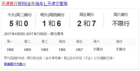 天津限号几点到几点解除（天津限号几点到几点解除时间）-第1张图片-文史