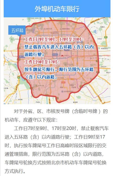 外地车进京限行,外地车进京限行最新规定2023-第2张图片-文史