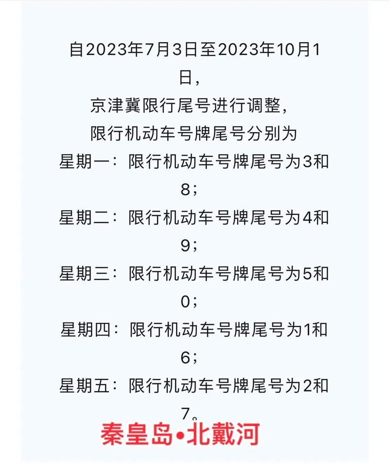 秦皇岛限号吗,秦皇岛最新限号2024-第1张图片-文史