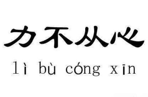 力不从心的意思是什么（力不从心的意思是什么 标准答案）-第1张图片-文史